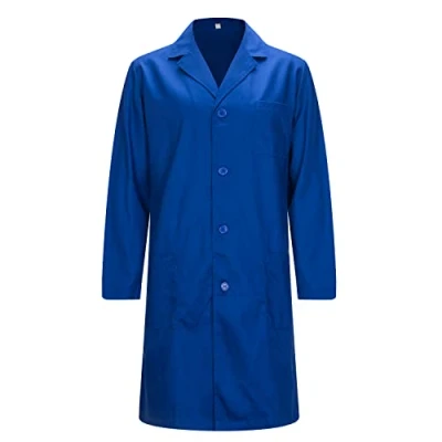 Image of MISEMIYA Unisex_Adult Robe Lab Gown BZ 816, Navy Blue 68, XL