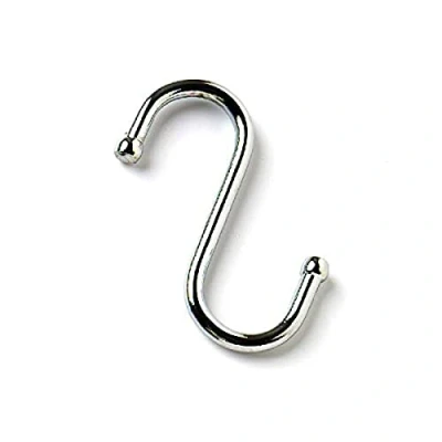 Image of Merriway BH05331 (2 Pcs) Kitchen S Hook Chromed 100mm Pack of 2 Pieces