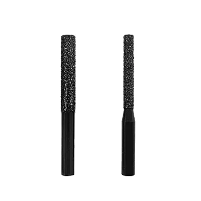 Image of Diamond Router Bits Black Brazed Straight Shank Round for Quartz Stone Marble Ceramic Seam，Router Bits，Knife Edge Bit，Straight Edge，Etraight Tool，Masonry Hole Cutter