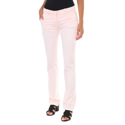 Image of Met Womens Trousers Taormina Pink Cotton Size 28 (Waist)