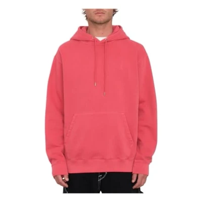 Image of Volcom Single Stone Pullover Hoody in Washed Ruby