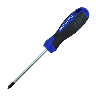 Image of Faithfull FAISDPH2 Soft Grip Screwdriver Phillips PH2 x 100mm
