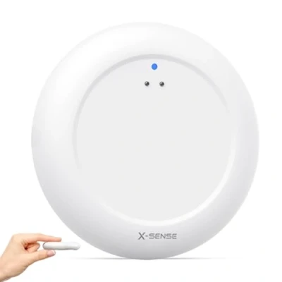 Image of X Sense Wi Fi Water Sensor, Smart Leak Detector with App Alerts, IP67 Waterproof, Wireless for Kitchen, Bathroom, Basement, SBS50 Base Station Required, SWS0A, 1 Pack