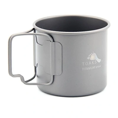 Image of TOAKS Ultralight Titanium Cup Portable Water Mug (375ml)