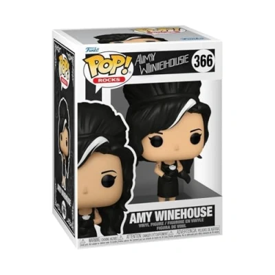 Image of Funko POP! Rocks: Amy Winehouse Back to Black Collectable Vinyl Figure Gift Idea Official Merchandise Toys for Kids &amp; Adults Music Fans Model Collectors and Display