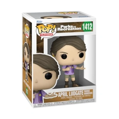 Image of Funko POP! TV: Parks &amp; Recreation April Ludgate (Goddess) and Collectable Vinyl Figure Gift Idea Official Merchandise Toys for Kids Adults TV Fans