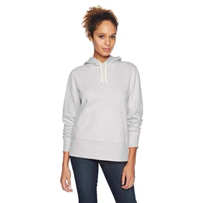 Image of Amazon Essentials Women&#039;s Fleece Pullover Hoodie (Available in Plus Size), Light Grey Heather, XS