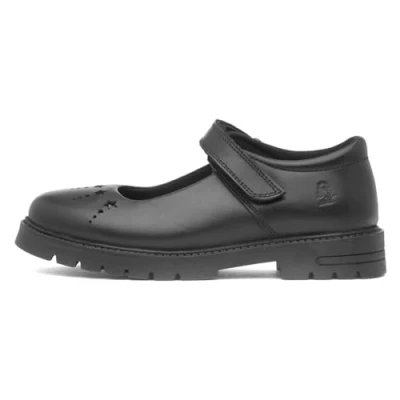 Image of Hush Puppies Girls Sabrina Junior Shoe, Black, 13 UK Child