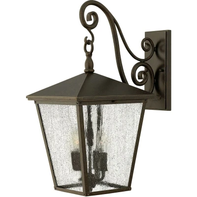 Image of Trellis 4 Light Outdoor Large Wall Lantern Regency Bronze IP44, E14