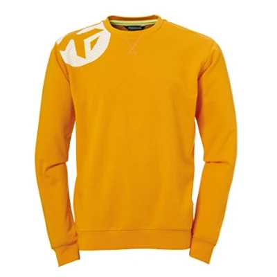 Image of Kempa Kemri Men Core 2.0 Training Top Men&#039;s Long Arm Pullover Fresh Orange, Small
