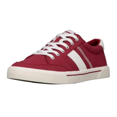 Image of Ben Sherman Mens Hawthorn Lace Up Sneakers Shoes Casual Red Size 11 M