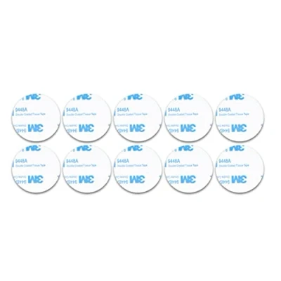 Image of St Helens Home &amp; Garden Double Sided Round Adhesive Mounting Pads 40x40mm Pack of 10