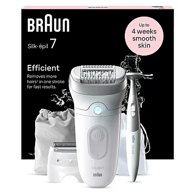 Image of Braun Silk pil 7, Epilator For Easy Hair Removal, Lasting Smooth Skin, 7 241