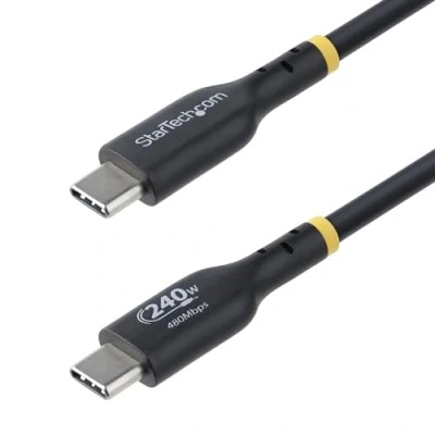 Image of StarTech.com 3m USB C Charging Cable, IF Certified 240W PD EPR, 2.0 Type Laptop Charger Cord, M/M