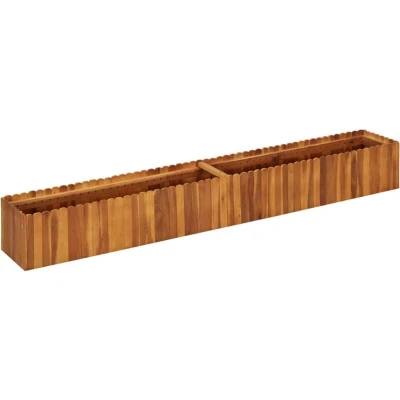Image of vidaXL Garden Raised Bed 200x30x25 cm Solid Acacia Wood