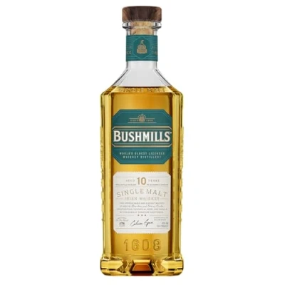 Image of Bushmills 10 Year Old Single Malt Irish Whiskey, 70cl, Package May Vary