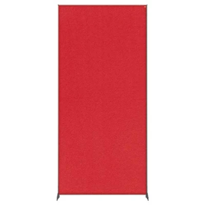 Image of Nobo Free Standing Screen Divider, Felt Surface, 1.8 m High, Impression Pro, 800 x 1800 mm, Red, 1915528