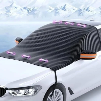 Image of ZXBL Car Windscreen Cover for Ford Puma 2019 2023,Snow Ice Frost Sun UV Dust Water Resistentin all Weather
