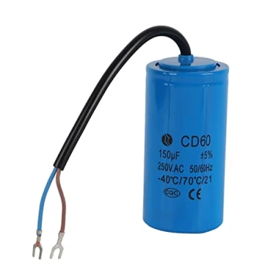 Image of CD60 250V AC Run Capacitor,150uF Start Motor Capacitor,for Air Compressors etc with Frequency of 50Hz and 60Hz