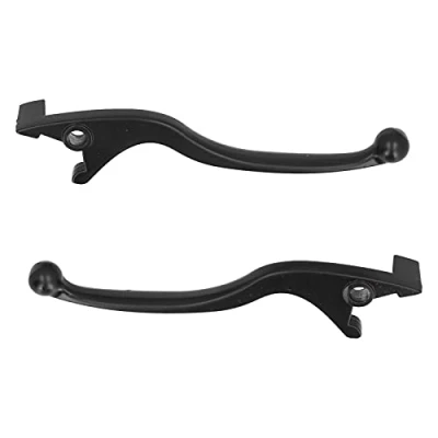 Image of Brake Handle Lever ，2PCS Aluminum Alloy Black Replacement for Motorcycle Moped ATV