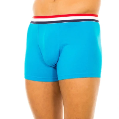 Image of Tommy Hilfiger Mens boxer in elastic cotton and breathable fabric 1U87902996 Turquoise Spandex Size X Large