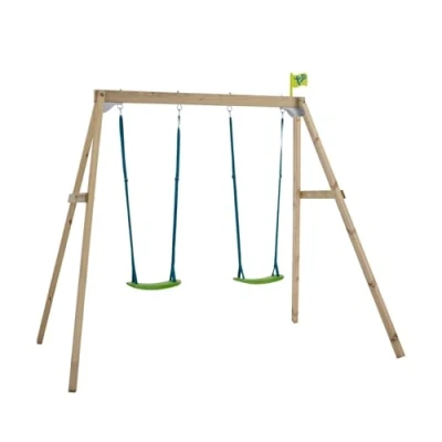Image of TP Toys TP304 Wooden Swing Frame (Forest Double)