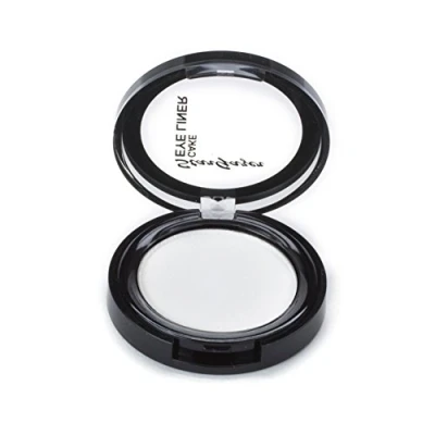 Image of White cake eye liner. A wet and dry use pressed powder