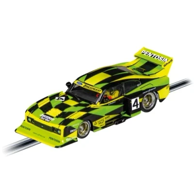 Image of Carrera 20023956 Ford Capri Zakspeed Turbo Jürgen Hamelmann Team, No. 4 inches Vehicle, Multicoloured
