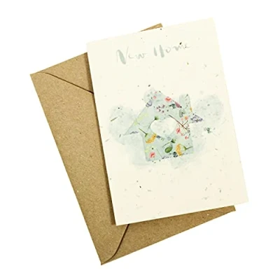 Image of Wildflower Seed Card (Floral) New Home Congratulations