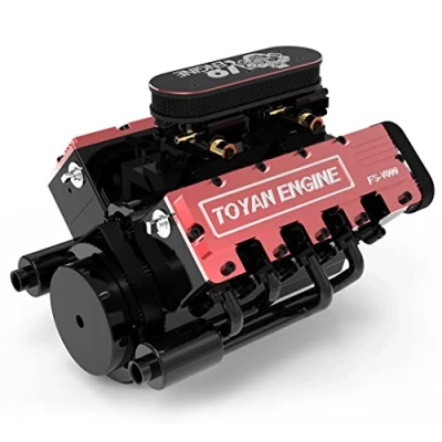 Image of Lumitex TOYAN Engine Kit HOWIN FS V800 1/10 Eight cylinder Four stroke Water cooled Nitro Model for RC Car Boat