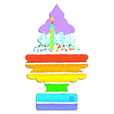 Image of Little Trees Air Freshener Tree MTR0085 Celebrate Fragrance For Car Home Boat Caravan Single Pack