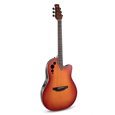 Image of Applause Acoustic Guitar, AE48 1I, Honey Burst Stain