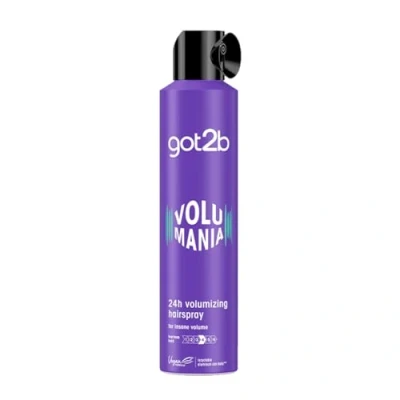 Image of got2b Volume Hairspray Volumania, Vegan, Strong Hold, 300ml