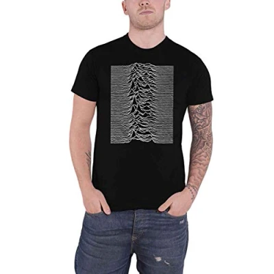 Image of Joy Division T Shirt Unknown Pleasures Album Back Print Official Unisex Black XXXXXL