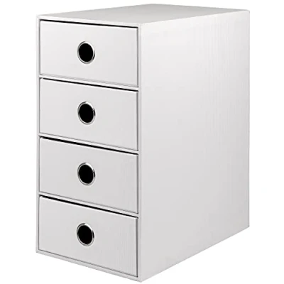 Image of Rössler S.O.H.O. 1524452094 Storage Box with 4 Drawers Special Edition White