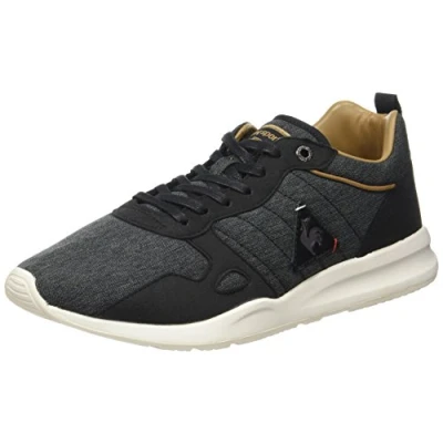 Image of Le Coq Sportif Baskets LCS R600 2 Tones Mens Black Trainers Size UK 8