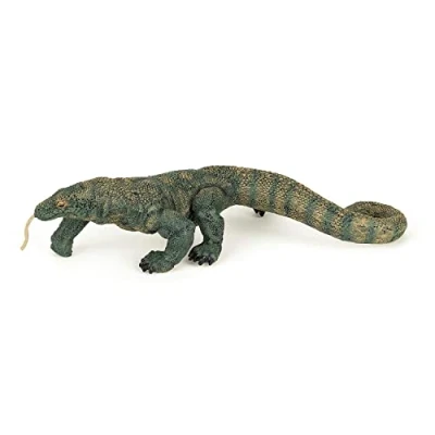 Image of Papo WILD ANIMAL KINGDOM Tiere Figurine, 50103 Komodo Dragon, Multicolour
