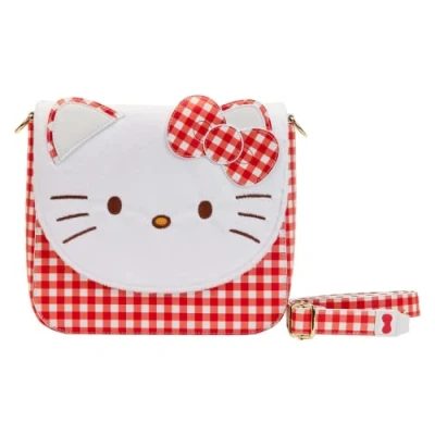 Image of Loungefly Sanrio Hello Kitty Gingham Crossbody Bag, Multi