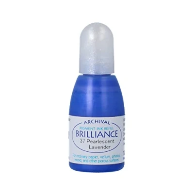 Image of Brilliance Refill Inks BIPR37 Tsukineko Re Inker, Pearlescent Lavender