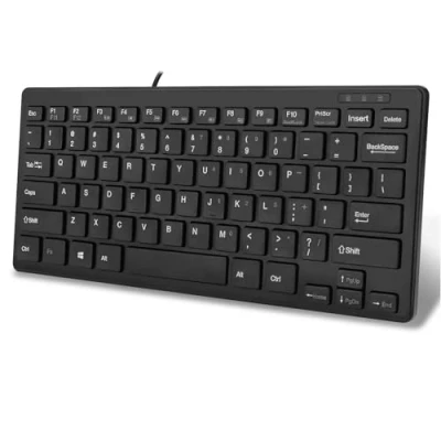 Image of Adesso Natural Ergonomic AKB 111UB SlimTouch Mini Keyboard, Black