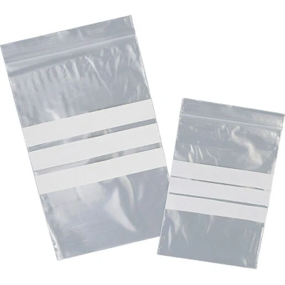 Image of Avon 8&quot;X11&quot; Write on Grip Seal Bags, Pk 1000