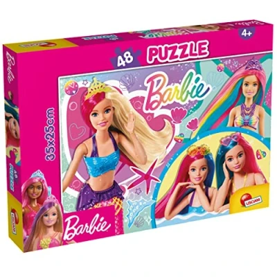 Image of Liscianigiochi BARBIE PUZZLE M PLUS 48 FEELING MAGICAL