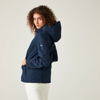 Image of Regatta Womens Navassa Giovanna Fletcher Waterproof Walking Jacket Navy Size 8 UK