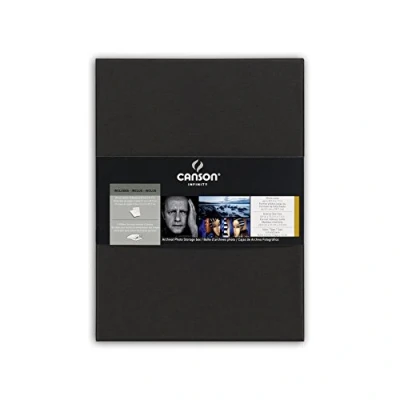 Image of CANSON Archival Photo/Storage 32x24x4cm Box, Black, 1 Ideal for Professional Photographers