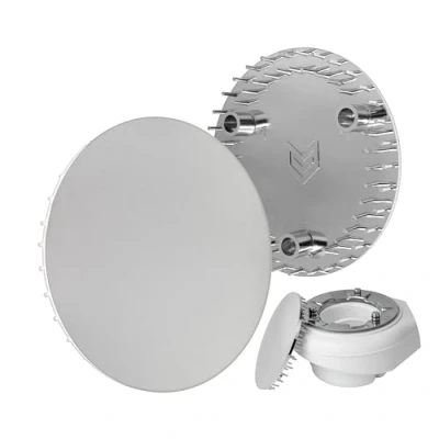 Image of Cover with hair catcher for shower drain, Ø 115 mm, compatible Viega Tempoplex drain set model no. 6963, 6962, 6961, 6960, replaces part 6964.0
