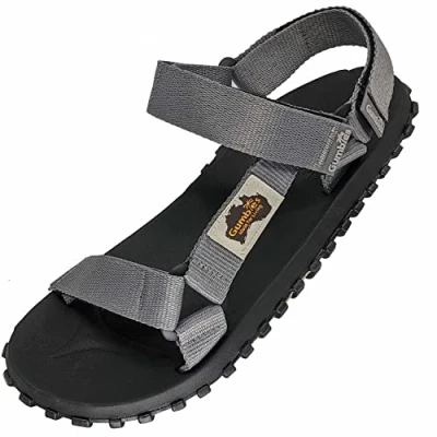 Image of GUMBIES Model Scrambler Trekking Sandals Outdoor Summer Shoe Women/Men Strap Hiking Shoes Sports Sandals, gray, 9 UK