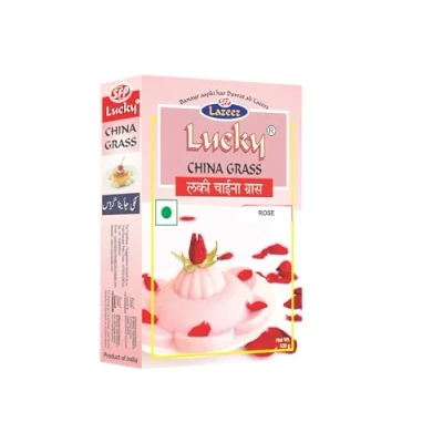 Image of LUCKY CHINA GRASS (ROSE Flavor 100 gm)[Pack of 5]