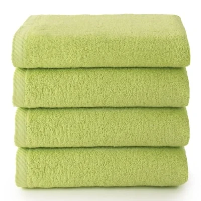 Image of Top Towel Plus Bath Towels 4 Face or Bidet 30x50cm 100% Cotton Lime