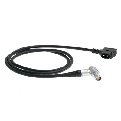 Image of HangTon Power Cable for RED Komodo X V Raptor EPIC/SCARLET DRAGON DSMC2 Camera, D tap Right Angle Female 6 Pin 20&quot;