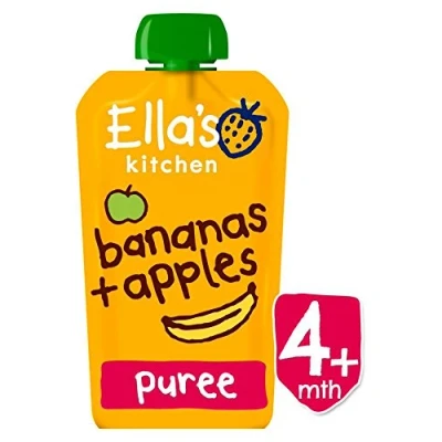 Image of Ella&#039;s Kitchen Apples + Bananas Stage 1 from 4 Months 120g